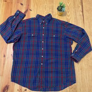 Vintage Polo Ralph Lauren RL Workshirt 100% Cotton Men’s Size XXLarge Flannel
